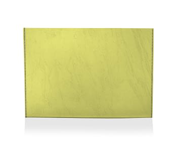 porta cartão lisa amarela
