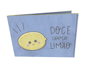 dobra - Carteira Old is Cool - Doce como limão