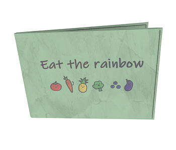 dobra - Carteira Old is Cool - Eat the rainbow!