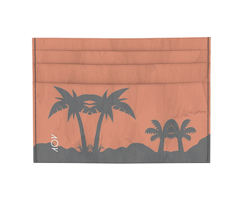 dobra - Porta Cartão - Sombras da natureza e yoga à luz do sol - laranja