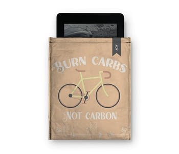 dobra - Capa Kindle - Burn carbs not carbon - Ciclismo