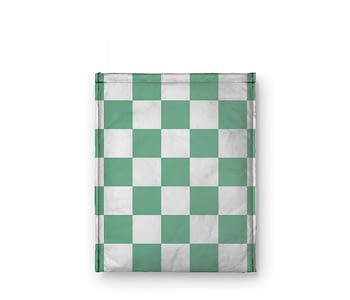 dobra - Capa Kindle - Bandeira quadriculada verde e branca