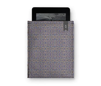 dobra - Capa Kindle - Folhagem Dourada fundo azul
