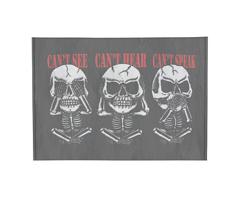 dobra - Porta Cartão - 3 Wise Skulls