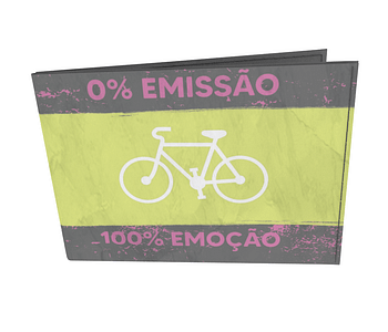 dobra - Carteira Old is Cool - 100% Emoção - Ciclismo