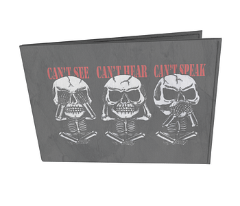 dobra - Carteira Old is Cool - 3 Wise Skulls