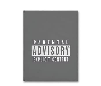 dobra - Capa Notebook - Parental Advisory