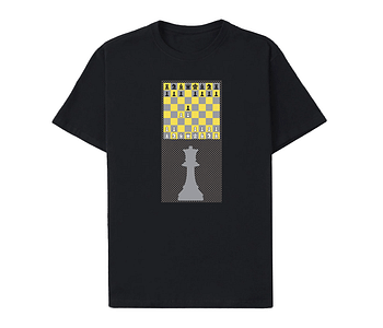 camiseta estampada - gambito da rainha (dama)