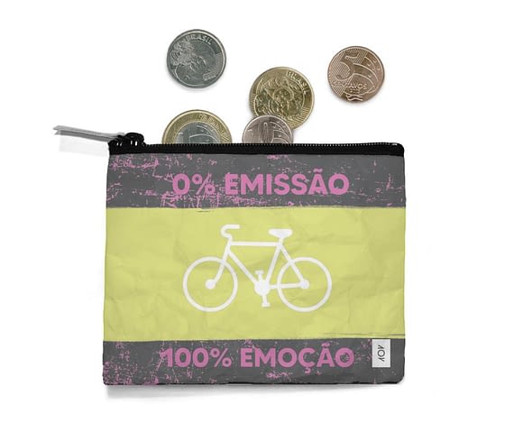 dobra - Porta Moedas - 100% Emoção - Ciclismo