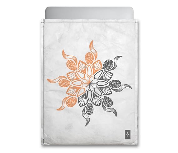 dobra - Capa Notebook - orange flower