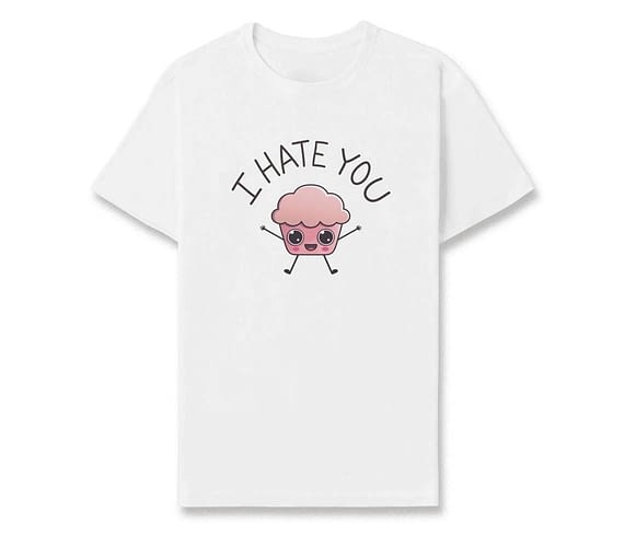 dobra - Camiseta Estampada - i hate you