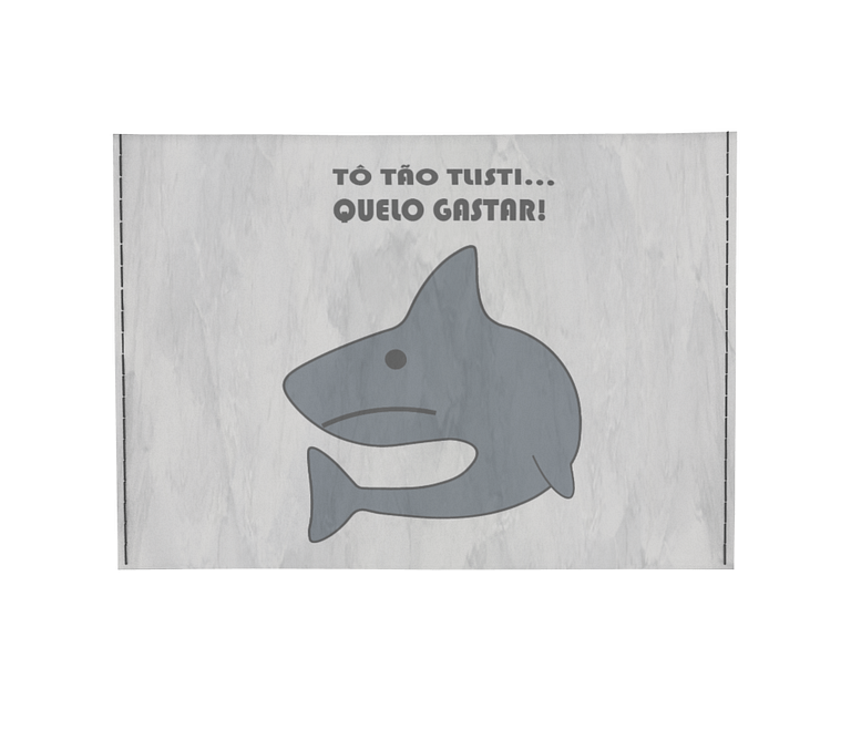 dobra - Porta Cartão - sad shark