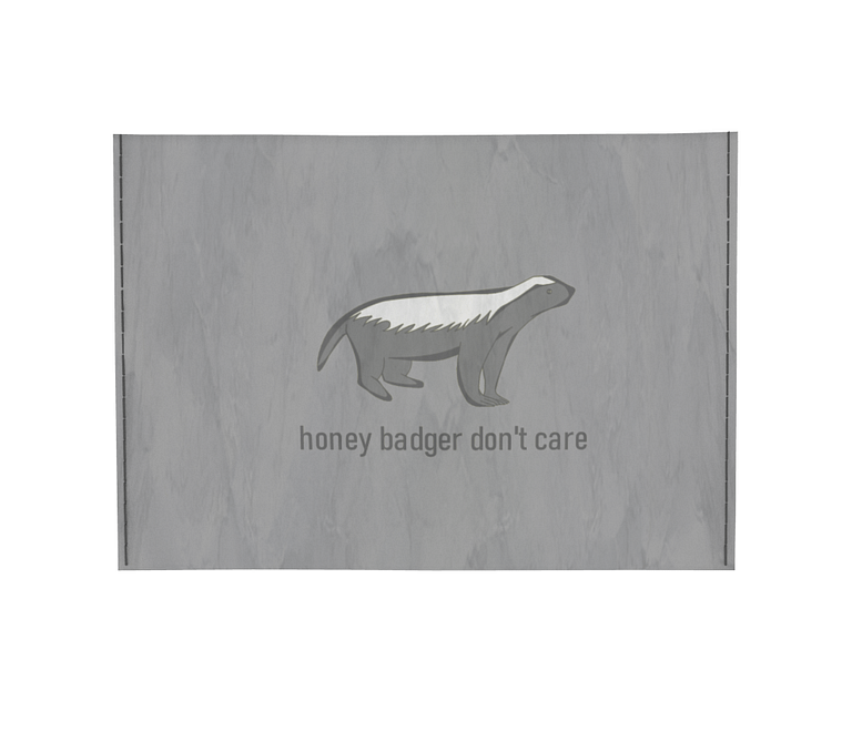 dobra - Porta Cartão - honey badger don't care