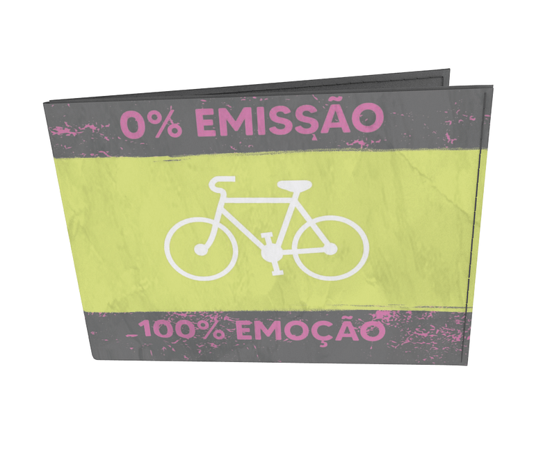 dobra - Carteira Old is Cool - 100% Emoção - Ciclismo