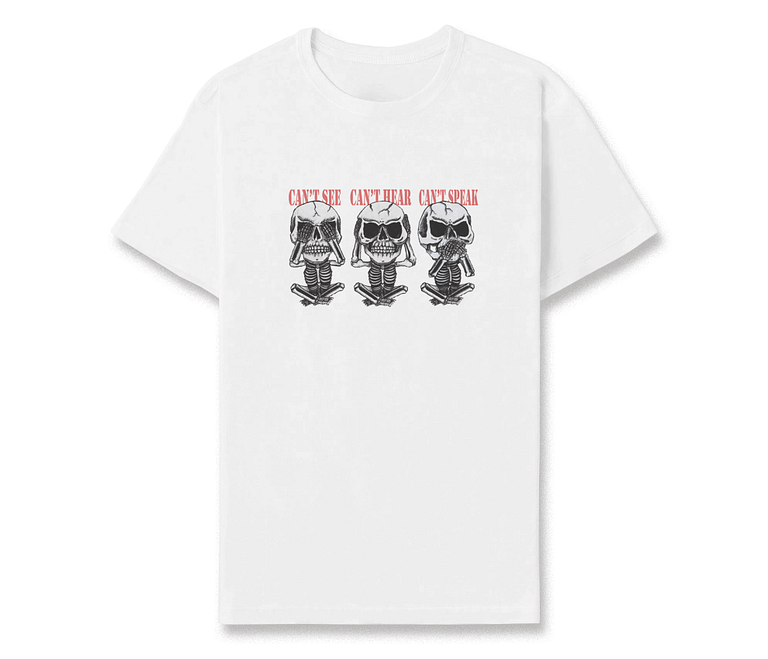 dobra - Camiseta Estampada - 3 Wise Skulls