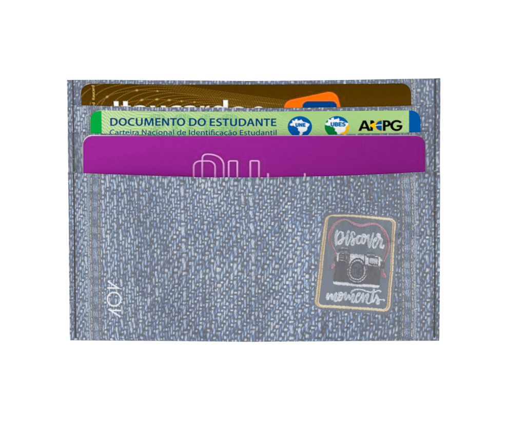 Porta cartão para Smartphone Smart Pocket i2GO Jeans - Jeans