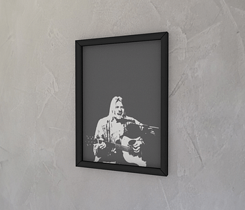 dobra - Quadro - Kurt Cobain - Rock Legends
