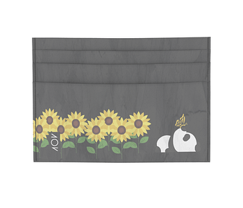 dobra - Porta Cartão - Panda Sunflowers