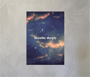dobra - Lambe Autoadesivo - Breathe Deeply