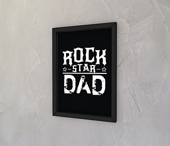 dobra - Quadro - Rock Star Dad