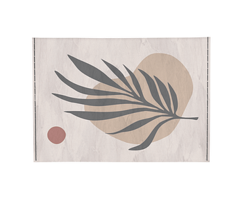 dobra - Porta Cartão - minimalist leaf art