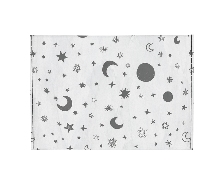 dobra - Porta Cartão - White Moon and Stars