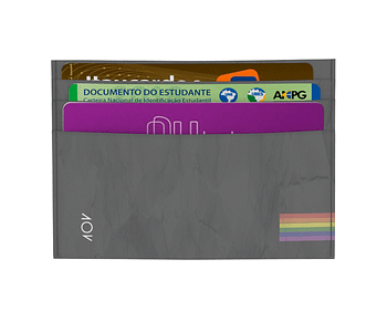 dobra - Porta Cartão - Pride Minimalist - Black