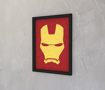 dobra - Quadro - Minimalist Iron Man