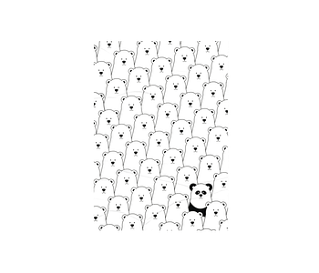dobra - Lambe Autoadesivo - Panda Intruso