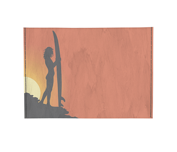 dobra - Porta Cartão - Por do sol e as sombras do Surf