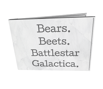 dobra - Carteira Old is Cool - The Office - Bears Beets Battlestar Gallactica