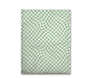 dobra - Capa Notebook - Warped Check Verde