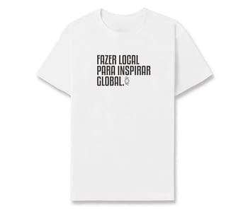 dobra - Camiseta Estampada - Fazer local para inspirar global