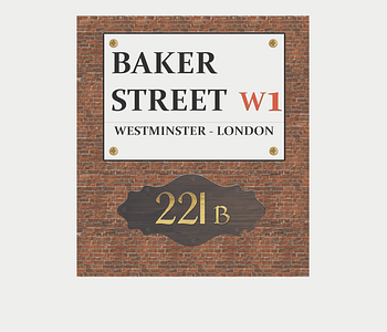 dobra - Camiseta Estampada - Baker Street