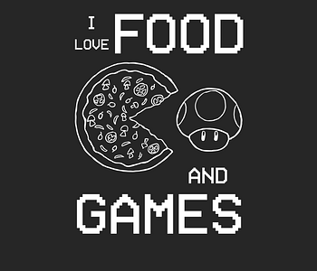 dobra - Camiseta Estampada - Food and Games