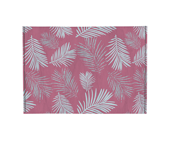 dobra - Porta Cartão - foliage sobre rosa