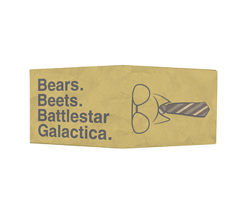dobra - Nova Carteira Clássica - bears. beets. battlestar galactica.