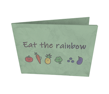 dobra - Nova Carteira Clássica - Eat the rainbow!