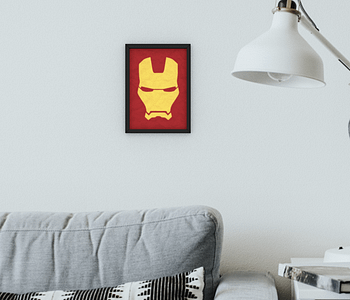 dobra - Quadro - Minimalist Iron Man