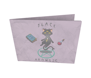 dobra - Nova Carteira Clássica - Black Meowgic