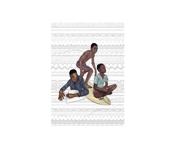 dobra - Lambe Autoadesivo - três meninos lwandi