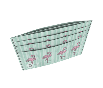 dobra - Porta Cartão - Flamingos Fabulosos