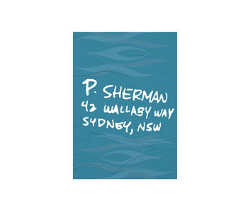 dobra - Lambe Autoadesivo - P. Sherman 42 Wallaby Way Sydney, NSW