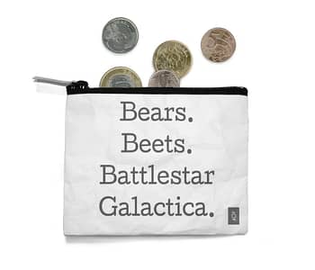 dobra - Porta Moedas - The Office - Bears Beets Battlestar Gallactica