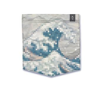 dobra - Bolso - A Grande Onda Pixelada de Kanagawa
