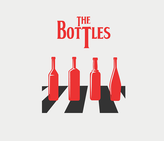 dobra - Camiseta Estampada - The Bottles