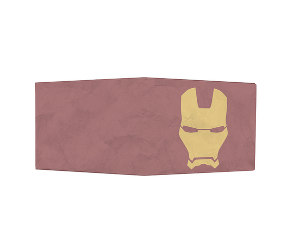 dobra - Nova Carteira Clássica - Minimalist Iron Man