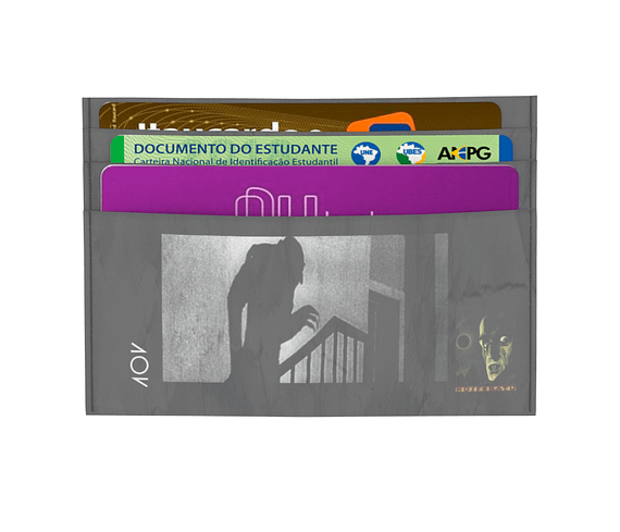 dobra - Porta Cartão - Criatura Nosferatu