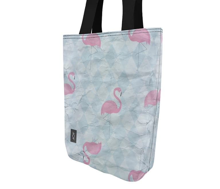 dobra bag flamingos geométricos