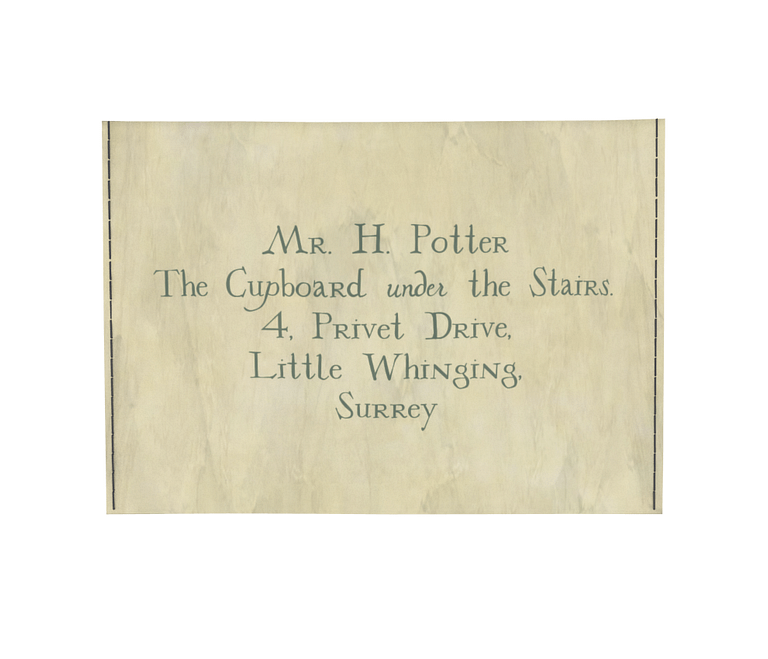 dobra - Porta Cartão - Carta de Hogwarts